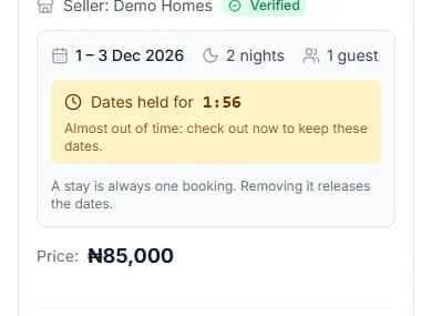 Amber timer in the basket: Almost out of time: check out now to keep these dates